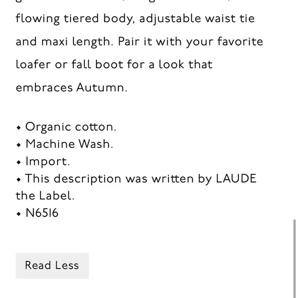 NWOT Laude The Label August Midi Dres - Picture 10 of 10